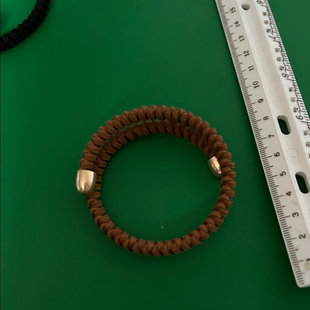 Elegant Brown black and cream options with Gold accents Bracelet